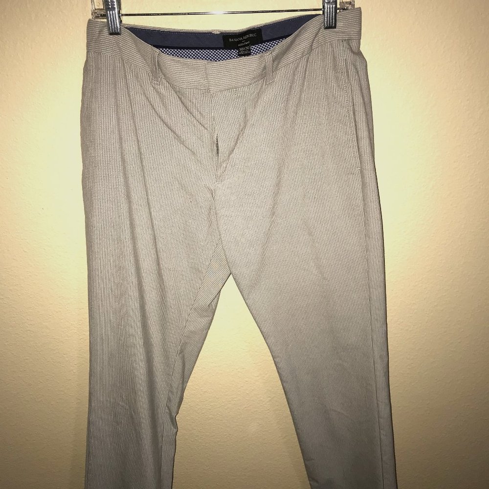 Banana Republic striped slacks - 30x30